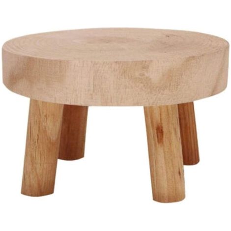 Support de plante d'intérieur en bois Mini support de pot de fleurs tabouret en bois support de pot de fleurs en bois