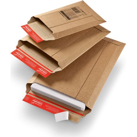 Lot de 20 Pochette carton à soufflets 53 x 72 x 5 cm