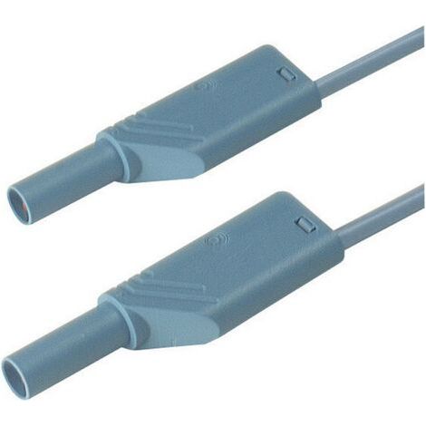 Hirschmann Test & Measurement MLS WS 100/1 bl Cordon de mesure de sécurité Banane mâle 4 mm Banane mâle 4 mm 1.00 m ble (1/3)