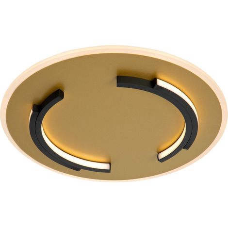 Lucide ANDREAS - Deckenleuchte - Ø 39,6 cm - LED - 1x30W 2700K - Mattes Gold / Messing