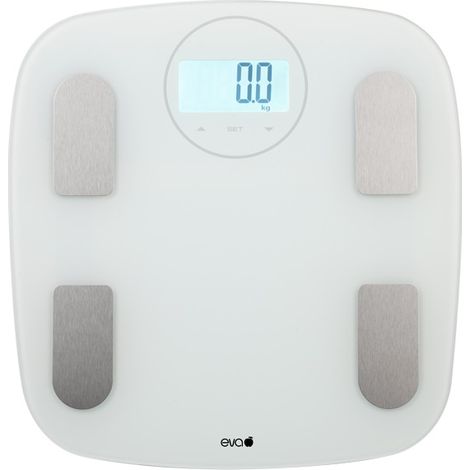 Bilancia Pesapersone da Bagno Digitale Body Fat Bianca 180 kg 100 gr (1/2)