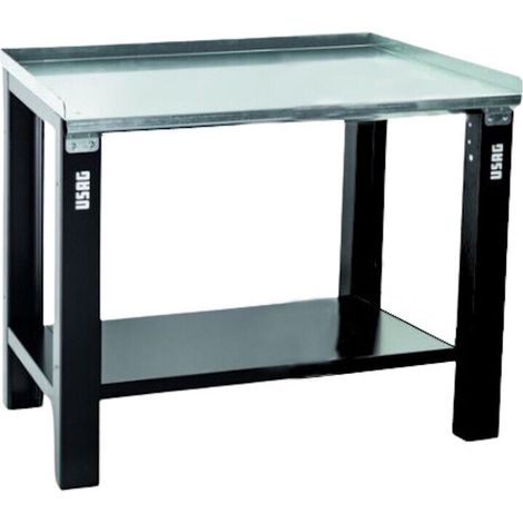 USAG 506 TA/1000 BANCO DA LAVORO PER OFFICINA PIANO IN ACCIAIO 105x70xh91 cm (1/4)