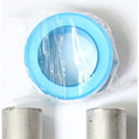 2-teiliges Magnesium-Anoden-Set mit schwarzer Schweißkappe und Kalkschutz (NPT3/4) für Warmwasserbereiter (Wohnmobil) (1/5)