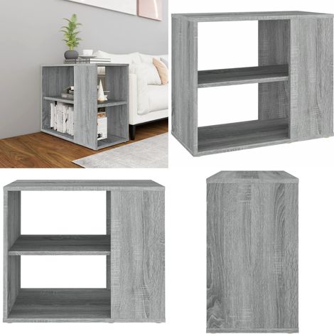 Armoire latérale Sonoma gris 60x30x50 cm Bois d'ingénierie - Buffet - Meuble De Rangement - Armoire Laterale - Commode - Mobilier Salon - Home & Living