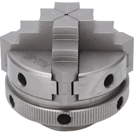 Mandrin de tour réversible à 4 mors autocentrant, mini-mandrin de tour industriel, mors K02 50 M14 (1/5)