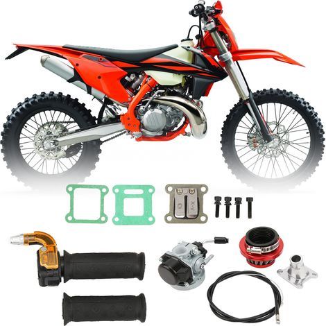 Filtro dell'aria e manopola dell'acceleratore per carburatore da 0,7 pollici, compatibile con minimoto, quad e ATV a 2 tempi da 47cc e 49cc. (1/5)