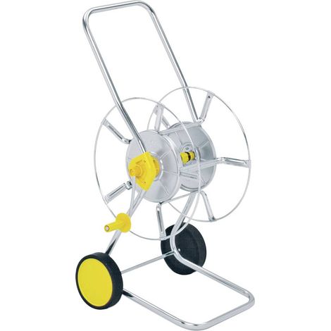 WOLF-Garten 5222000A WS 50 Z Carrello avvolgitubo 1 pz. Argento, Giallo (1/3)