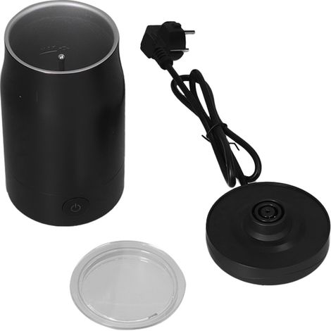 Mousseur à lait électrique en inox, blender automatique pour cuisine, 220V-240V UE, noir (1/5)
