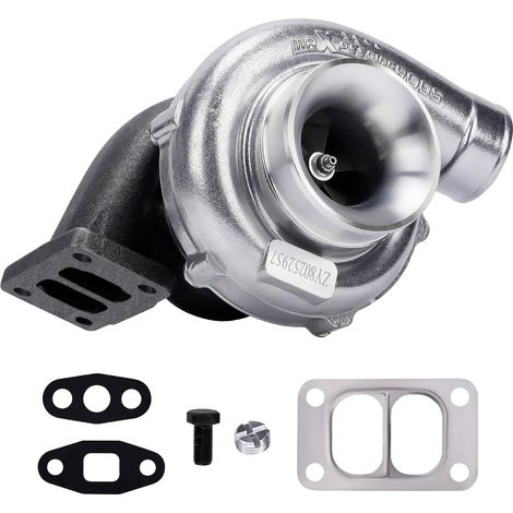 T70 Universal Turbo T3 V Band Exhaust Flange Twin-Scroll Turbocharger 500+HP (1/5)