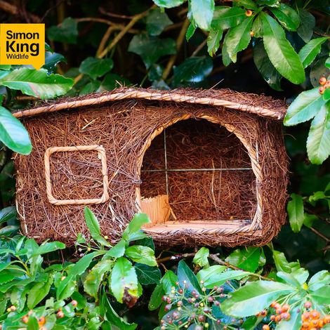 Cabin Bird Nester Wooden Hanging Nest Box for Garden Birds
