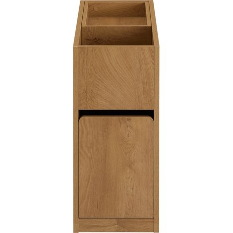 SoBuy FBT158-N Sofaendtable mit 1 abnehmbaren Tablett, 1 Schublade und 1 offenem Fach für Wohnzimmer, Schlafzimmer oder Büro, L70 x B25 x H55 cm
