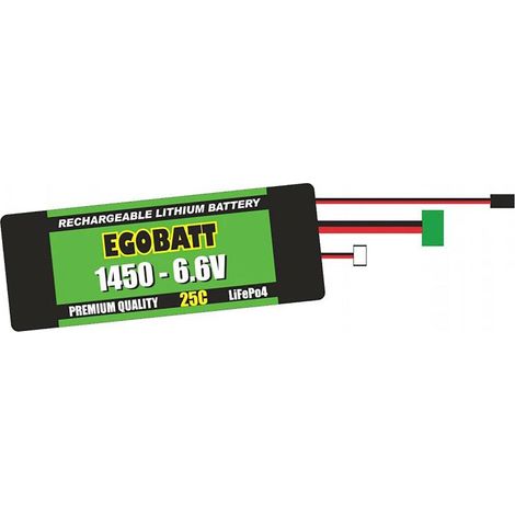 Pichler Modellbau Pack de batterie (LiFe) 6.6 V 1450 mAh 25 C bloc XH A357582 (1/2)