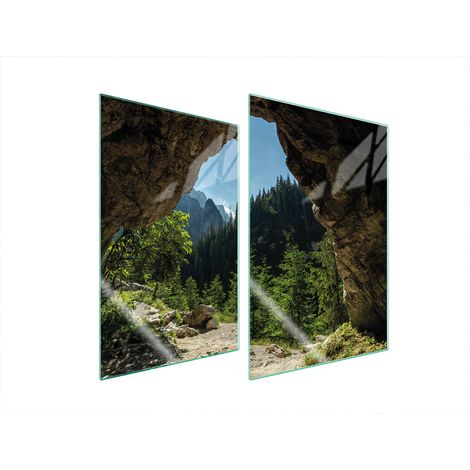 PIASTRA PROTETTIVA IN VETRO PER CUCINA 2x35x52 TREE (1/5)