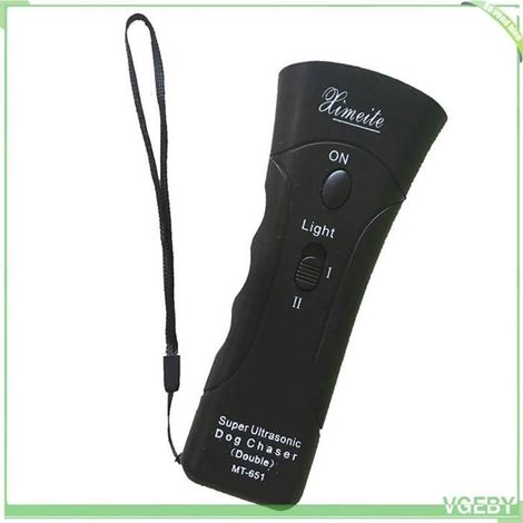 Fafeicy Répulsif pour chiens Chasse-chien à Ultrasons avec Fonction Double Tête, Répulsif Efficace pour Divers animalerie dressage (1/5)