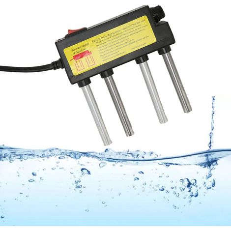 Schneller Wasserqualitätsanalysator mit Elektrolyse, Wasserelektrolyseanalysator mit 4 Testmetallstäben, tragbarer digitaler Wasserelektrolyseur.