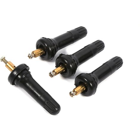 4 valves TPMS capteurs pression pneus anti-explosion à encliqueter tiges valve (1/5)