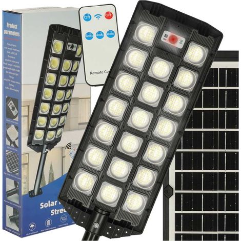 Farol solar LED para exterior con efecto halógeno