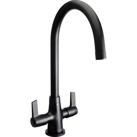 Bristan EC SNK EF BLK Echo Easyfit Mono Kitchen Sink Mixer Tap Black (1/4)