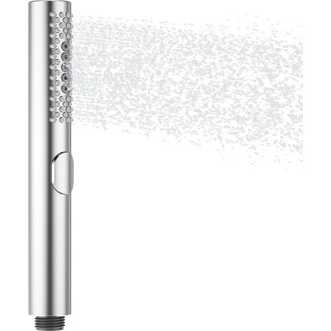 Douchettes de Salle de Bain avec 3 fonctions de mode eau,Pomme de Douche economie d'eau, Buses en Silicone Anti-Calcaire, Matériau ABS, Chrome (1/5)