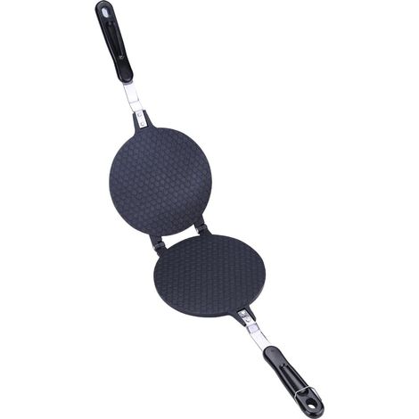 Gaufrier antiadhésif en alliage d'aluminium pour gaufres, gâteaux et œufs, en forme de fourchette. - AquaForge (1/5)
