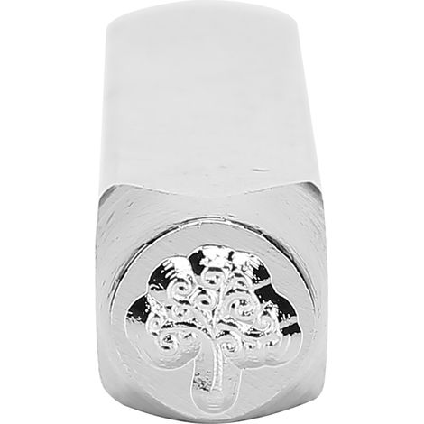 Outil de poinçonnage manuel en métal de 6 mm (1/4") pour la création de bijoux et autres objets artisanaux (Leaf) (1/5)