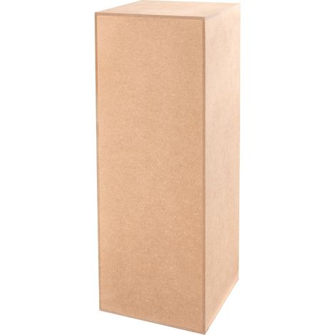 colonne décorative mdf 80x30x30 cm support plante socle décoratif salon bureau (1/5)