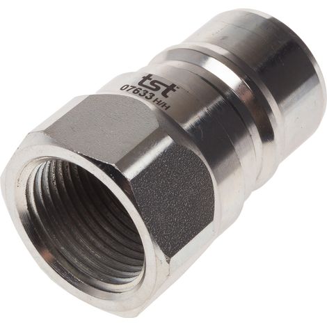 Raccord hydraulique rapide RS PRO, Mâle en Acier ( Prix pour 1 ) (1/2)