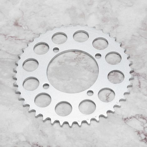 Chaîne 420, pignon arrière 43 dents pour moto cross 125cc, 140cc, 150cc et 160cc (1/5)