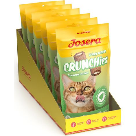 Josera Crunchies con Catnip - Snacks Crujientes con Catnip - 60 g