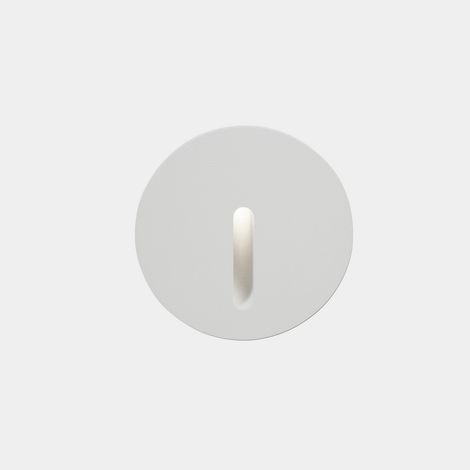 LEDS C4 Bat Round Lineal Outdoor LED Encastré Applique Ronde Blanc IP65 2.2W 3000K (1/3)