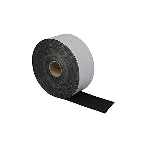 Rouleau d'étanchéité caoutchouc alvéolaire EPDM 80mm x 20m – Résistant de -40°C à +100°C – Pour lambourdes terrasse bois – SWG