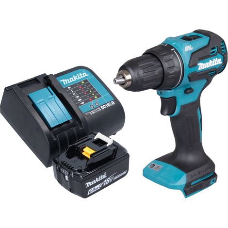 Taladro atornillador a batería Makita DDF 490 SG1 18 V 65 Nm 1/2" sin escobillas + 1 batería de 6,0 Ah + cargador (1/5)