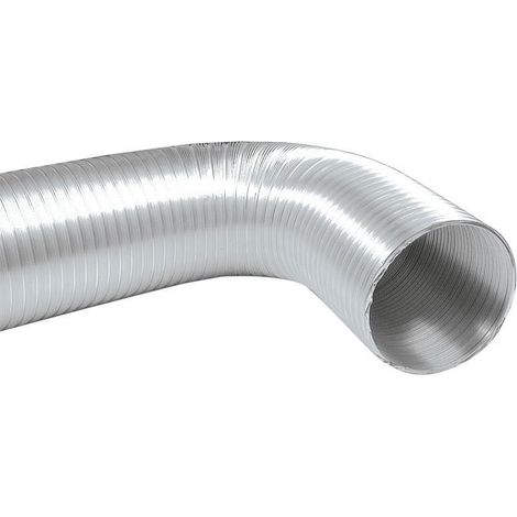 DUVER tubo aluminio flexible 125mm. (caja 5) , TUALEX Tubo aluminio extensibleØ: 125Largo: 5m.Material: aluminioAcabado:  aluminioEs