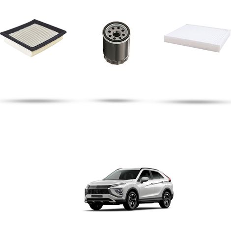 Kit tagliando 3 filtri compatibile con Mitsubshi Eclipse Cross (GK1W) 1.5 120kw Dal 2017 (1/4)