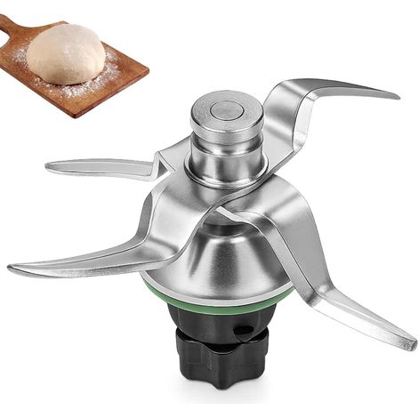 1 Lame de Rechange Acier Inoxydable Joint Double Couteau Robot Culinaire Compatible TM5 TM6 (1/5)