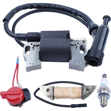 Pour pièce de moteur de tondeuse Honda GX340 GX390 11HP 13HP, kit de bobine d'allumage, 30500-ZF6-W02, 30500-ZE2-023, 36100-ZE1-015 (1/5)