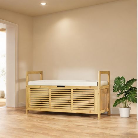 Console en bambou mousse 100 x 40 x 60 cm (1/5)