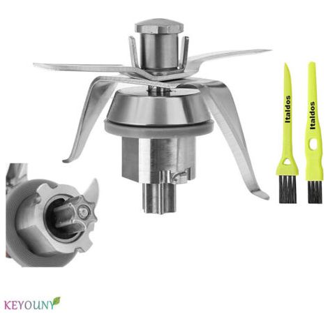 Lame pour Vorwerk Thermomix Bimby TM21 TM 21 en Acier Inoxydable Mélangeur de Remplacement Robot Cuisine avec brosses (1/4)