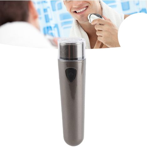 Tondeuse Électrique Voyage Compacte Haute Vitesse Silence ABS Acier Inoxydable Rasage Précis Grey - Tondeuse Homme Nomade Kit Complet USB (1/5)