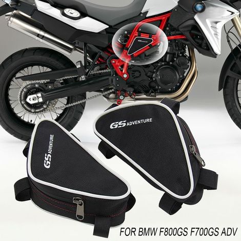 Motorrad-Werkzeugset, Rahmentasche, Sturzbügeltasche und Reisetasche passend für BMW F 800GS und F 700GS. (1/4)