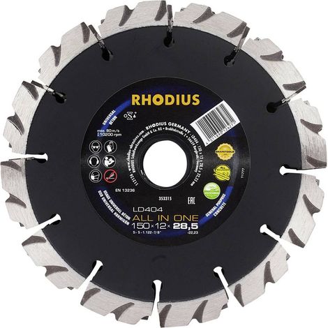 Rhodius 353315 Disco diamantato 150 mm 1 pz. Calcestruzzo (1/3)