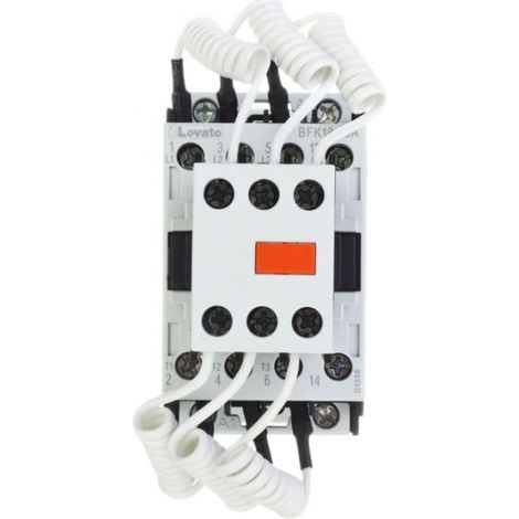 Contacteur pour la commutation de condensateurs 15 kvar à 400 VCA, bobine 230 VCA 50/60 Hz BFK1810A230