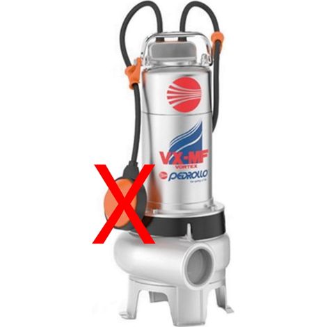 POMPA Sommergibile VORTEX Acque Luride Acciaio 1,5Hp VX15/50-MF 380V Pedrollo (1/2)