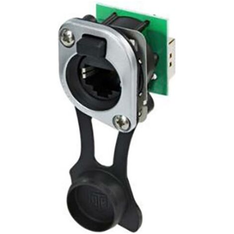 Neutrik ECON NE8FDP-TOP - etherCON RJ45 Femelle de traversée TOP Neutrik NE8FDP-TOP RJ45 embase femelle 1 pc(s) (1/2)