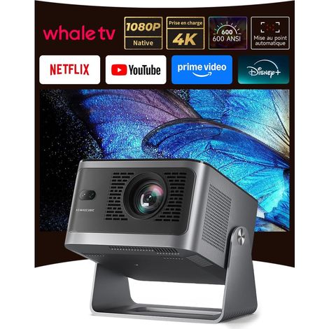 Videoprojecteur 1080P Supporte 600 ANSI projecteur Auto Focus (1/5)