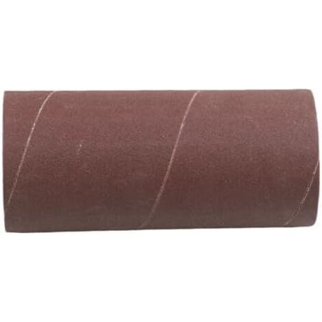 Manchons de tambour ponçage pour ponceuse à broche oscillante, bandes abrasives cylindriques 115 mm, rouleaux papier grain 80/150/240 le retrait matériaux du bois et (51 240 51 - (1/5)