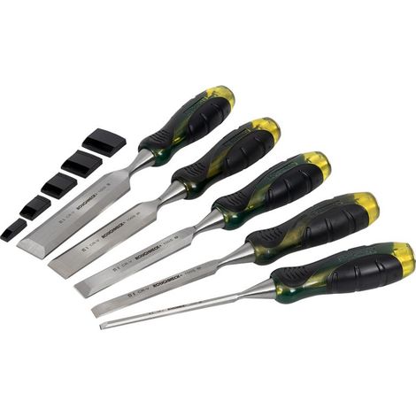 Roughneck 30-175 Professional Bevel Edge Chisel Set, 5 Piece ROU30175 (1/4)