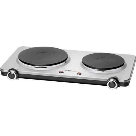 Clatronic DKP 3668 E piano cottura nero acciaio inossidabile (1/5)