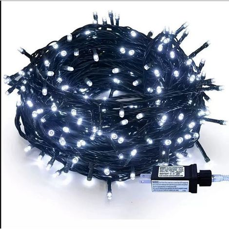 Guirlande lumineuse 22m 200 LED Blanc illumination intérieur extérieur guirlande de Noël éclairage décoration (1/5)