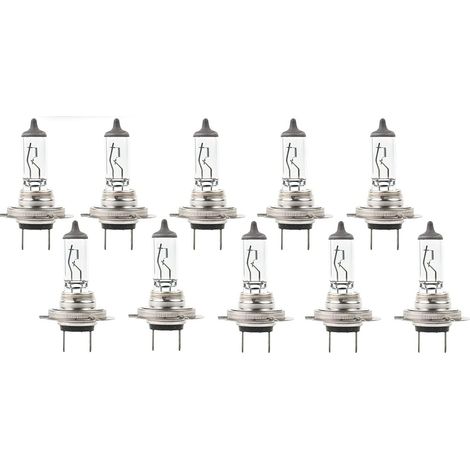 Ampoule halogène H7 - 12 V 55 W - PX26d - Phare de voiture (feux de croisement et de route) - Lot de 10 (1/3)